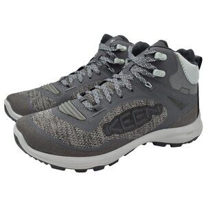 Keen Womens Size 7 Terradora Flex Mid Magnet Cloud Blue Waterproof Hiking Boots